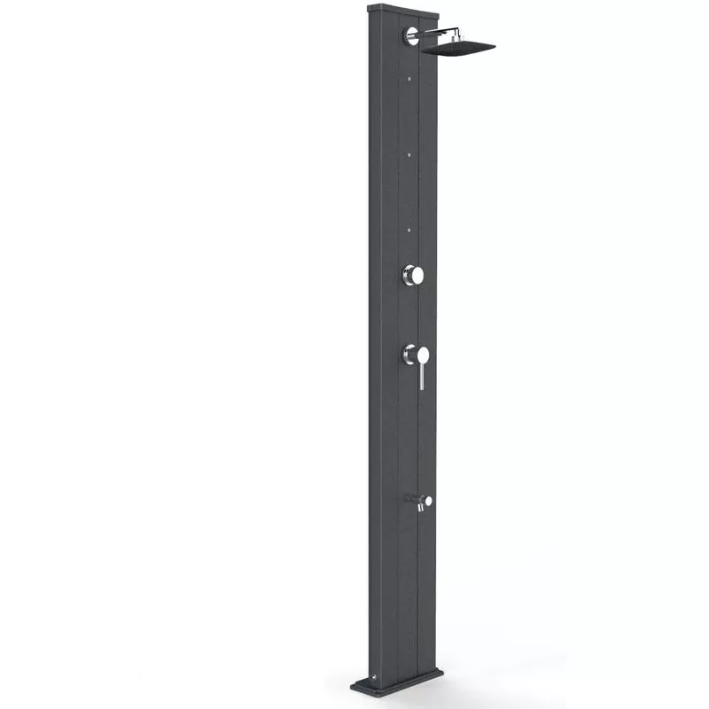 Arkema Design-prodotto Made In Italy - Ducha tradicional Dada S Antracita cm 34x14x229 CV-D455/7016 barato