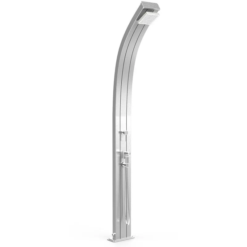 Arkema Design-prodotto Made In Italy - Ducha tradicional con ducha de plata cm 224x12x26 CV-A145-TL/1300 barato