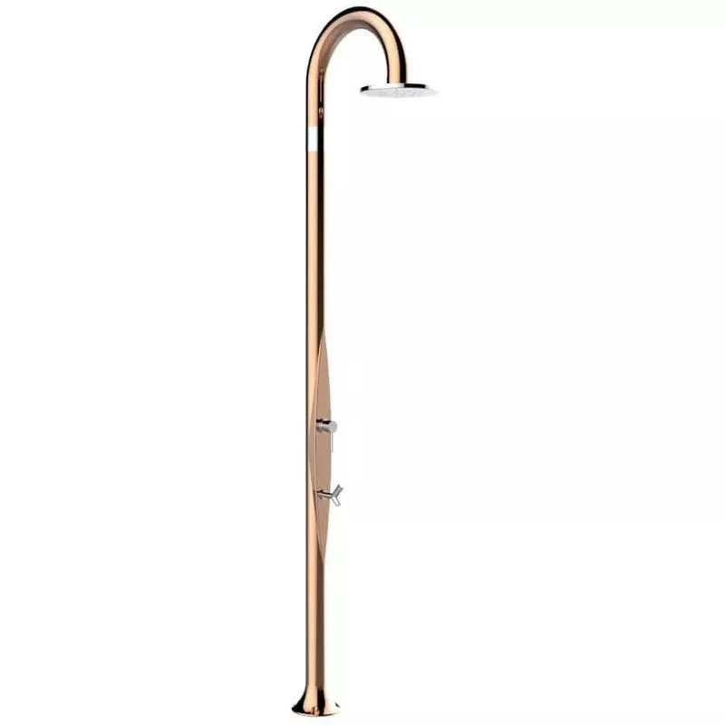 Arkema Design-prodotto Made In Italy - Ducha traditional Oro Rosa Funny Yin cm 232x17x50 CV-T325-TL/1100 barato