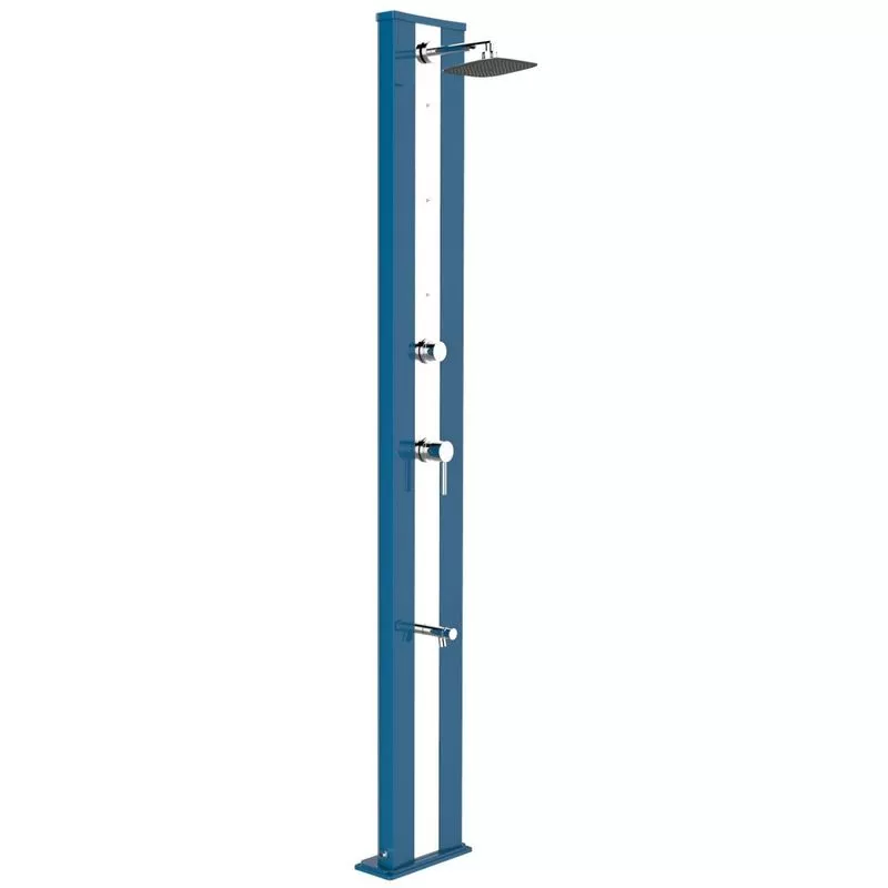 Arkema Design-prodotto Made In Italy - Ducha y nebulizadores Dada S azul y inox cm 34x14x229 CV-D455/5012-I barato