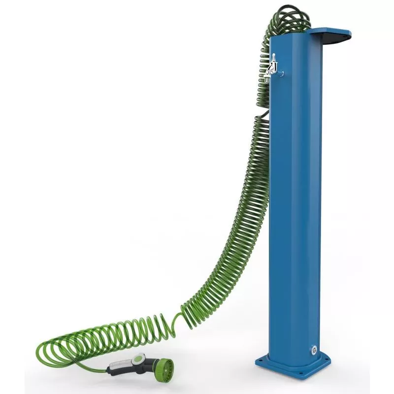 Arkema Design-prodotto Made In Italy - Fuente azul con tubo y pistola cm 19x101