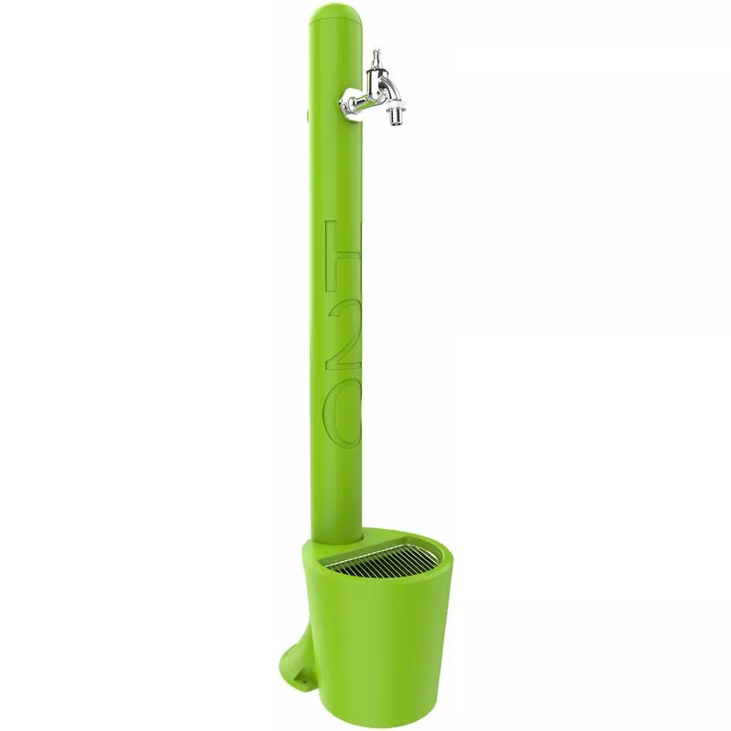 Arkema Design-prodotto Made In Italy - Grifo verde de la fuente y cubo cm 99x20x18 CV-GH115-20/6018 barato