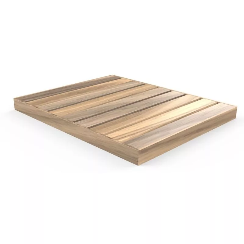 Arkema Design-prodotto Made In Italy - Plato de ducha de madera cm 6x100x80 CV-D106 barato