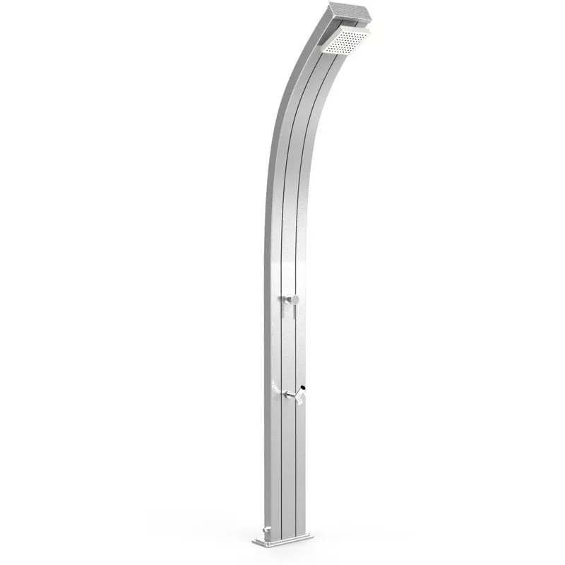 Arkema Design-prodotto Made In Italy - Resorte de Ducha Solar Top Line Plata cm 224x12x26 CV-A120-TL/1300 barato