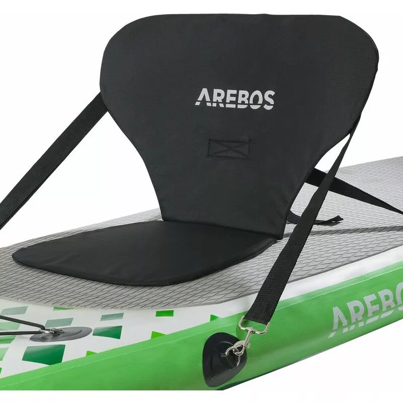 Asiento de Kayak para SUP Board Stand Up Paddle Surfboard Top Comfort Negro - Negro - Arebos barato