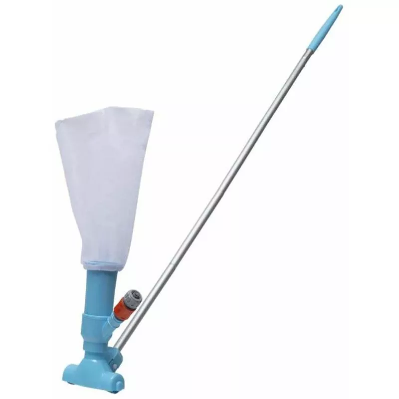 Aspirador de piscina Werkapro con red y mango de aluminio 1