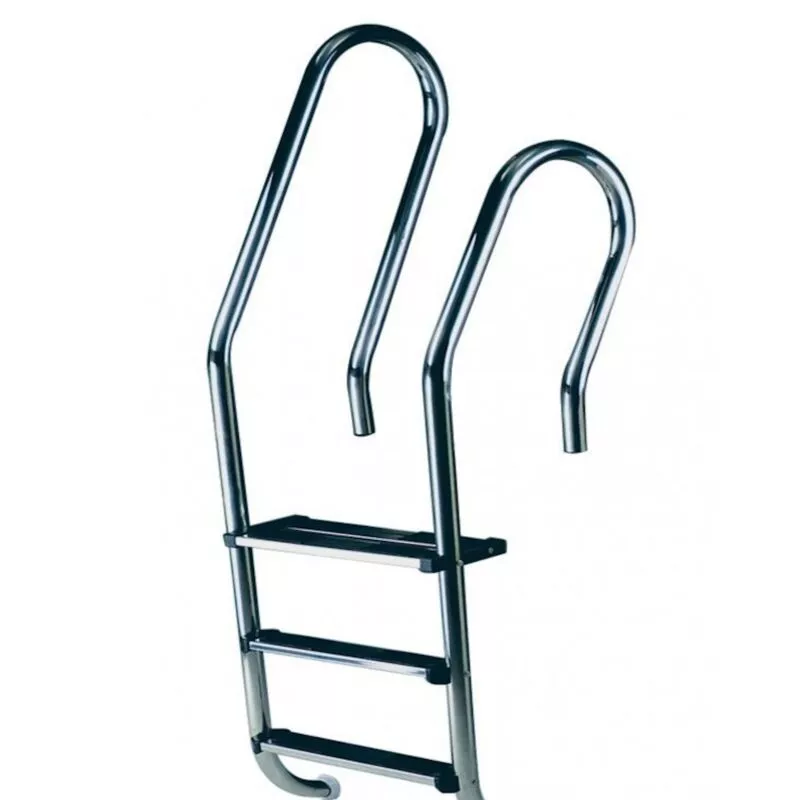 Astralpool - Escalera modelo Luxe mixto asimétrico 2 peldaños + 1 de seguridad barato