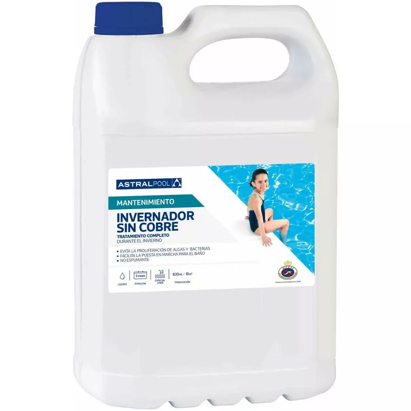 Astralpool - invernador liquido 5 lts 16553 s/sulfato cu astral barato