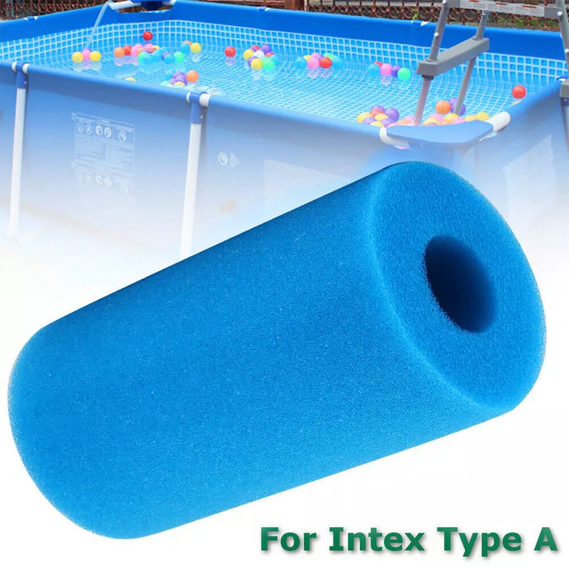 Asupermall - Reutilizable lavable piscina de espuma del filtro de cartucho de la esponja por Intex Tipo A