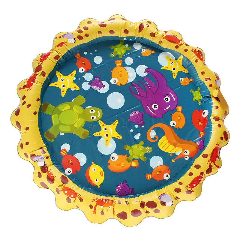 Augienb - Alfombrilla de aspersión Splash Play Mat 100CM Inflable Piscina de agua Juguete ninos barato