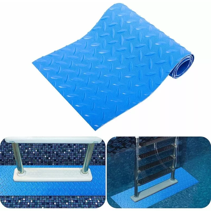 BSR - Alfombrilla protectora para escalera de piscina gruesa de 2