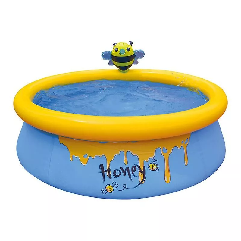 BSR - Bañera inflable espesada con chorro de agua para niños de 1