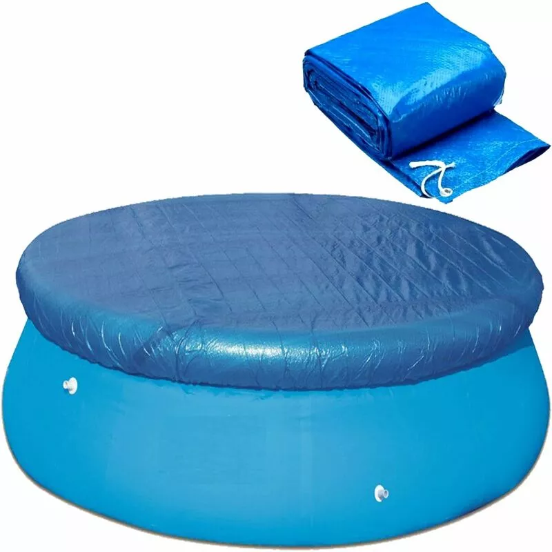 BSR - Cobertor de piscina para piscina redonda ø 183 cm - Cobertor de piscina - Para metal y estructura Prism Easy Set redondo - Funda protectora de barato