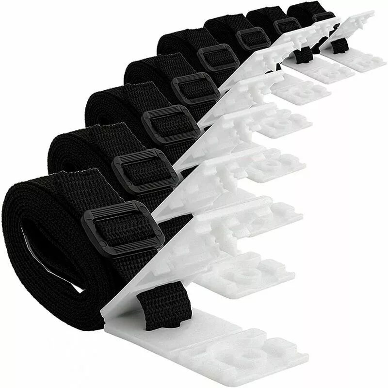 BSR - Juego de 8 correas de fijación universales para cubiertas de piscinas barato