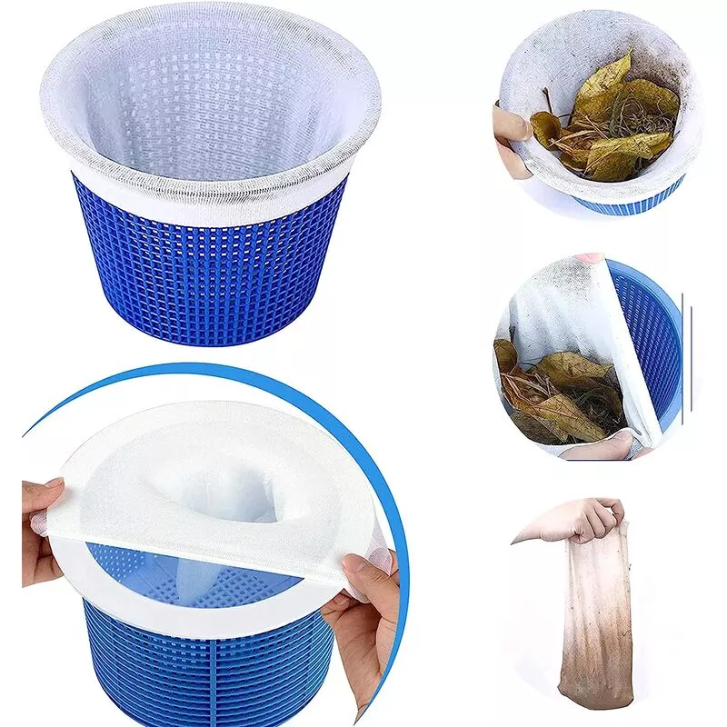 BSR - Paquete de 6 calcetines para skimmer de piscina