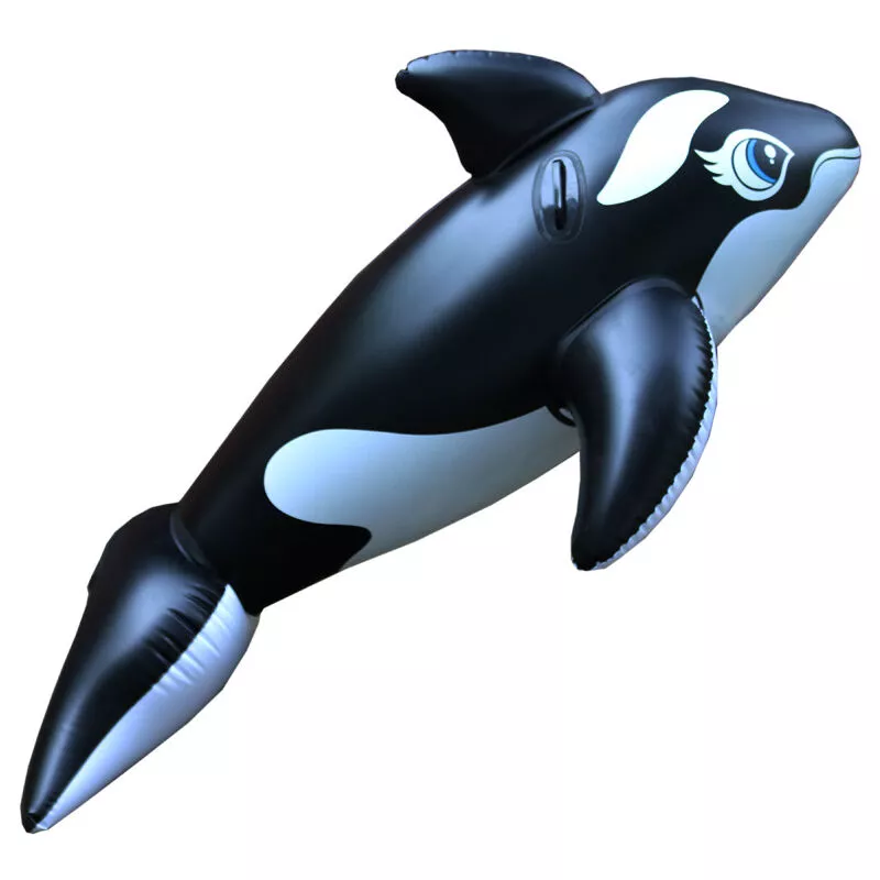 Ballena franca Piscina inflable Flotador Inflado Anillo de natación Piscina flotante Juguete Fiesta en la piscina Diversión Agua Verano Playa al aire barato