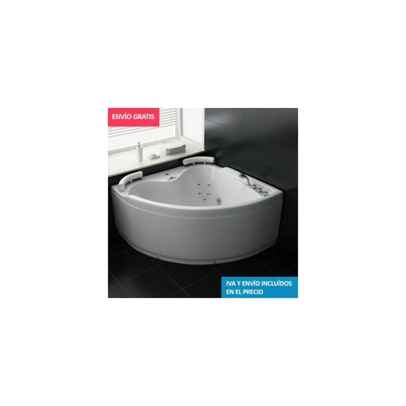 Bañera de hidromasaje ECODE BENISSA 140x140x60 cm barato