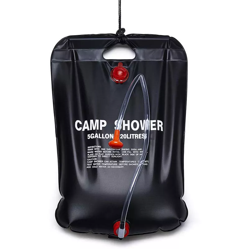 Bano portatil de ducha al aire libre solar Bolsa Bolsa Ducha Ducha acampar bolsa de agua 20L Calefaccion camping Bolsa de ducha barato