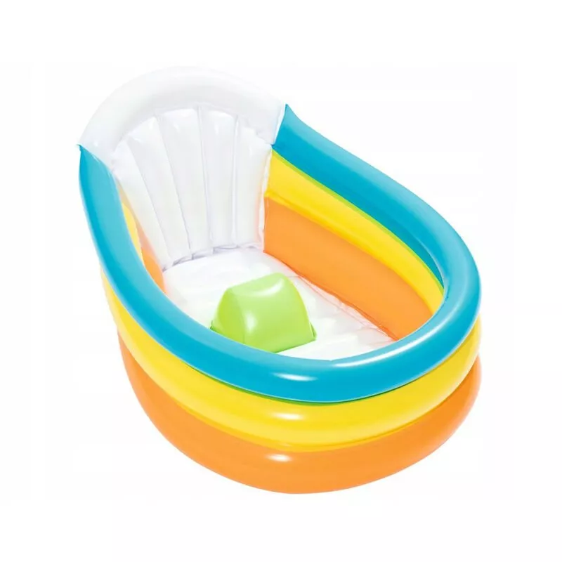 Bestway - Bañera Hinchable Squeaky Clean 76x48x33 cm con Termómetro y Tope en la Base barato