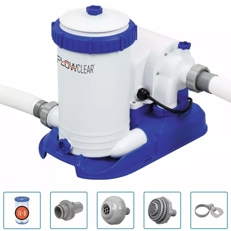Bestway - Bomba de filtro de piscina Flowclear Skimatic 9463 L/h n/a barato