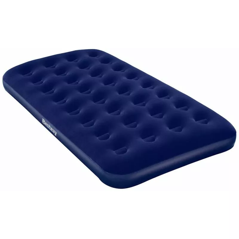 Bestway - Colchón Hinchable Terciopelo 188x99x22 cm - Azul barato