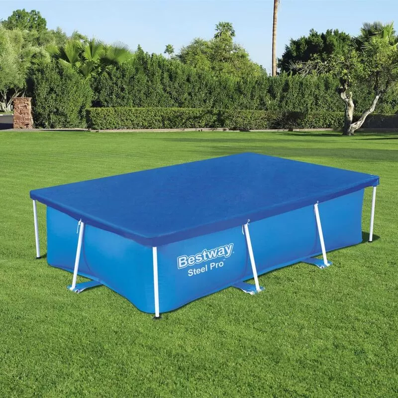 Bestway - Cubierta para piscina Flowclear 259x170 cm - Azul barato