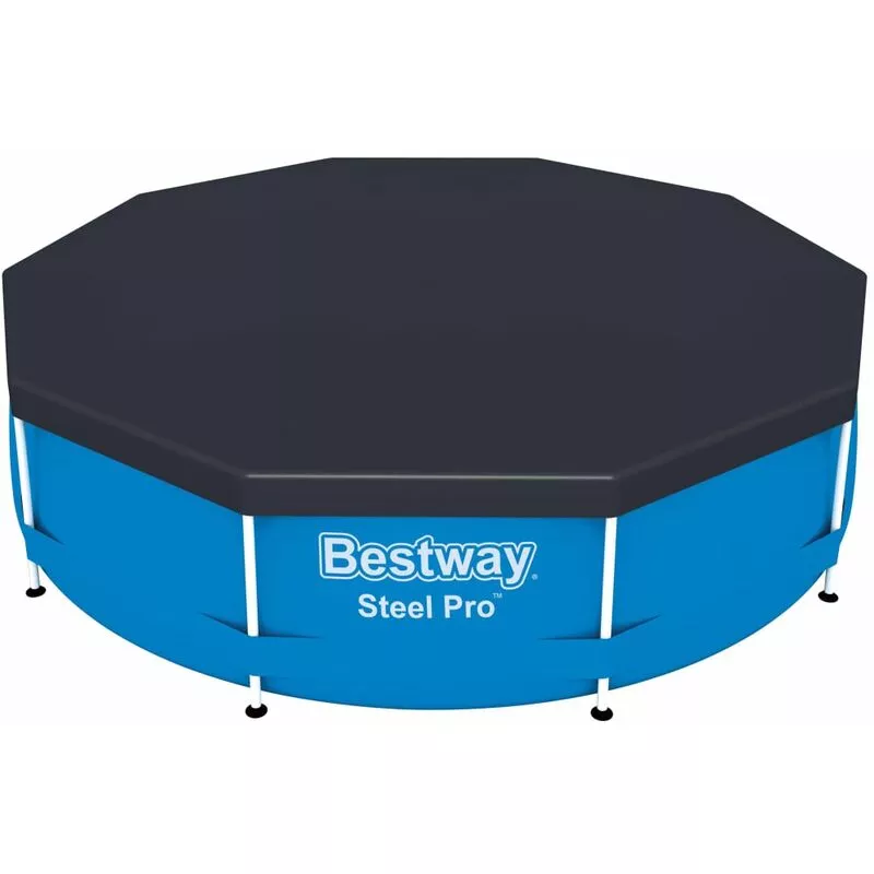 Bestway - Cubierta para piscina Flowclear 305 cm - Antracita barato