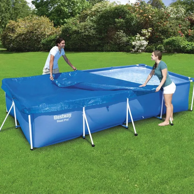 Bestway Cubierta para piscina Flowclear 400x211 cm - Azul barato