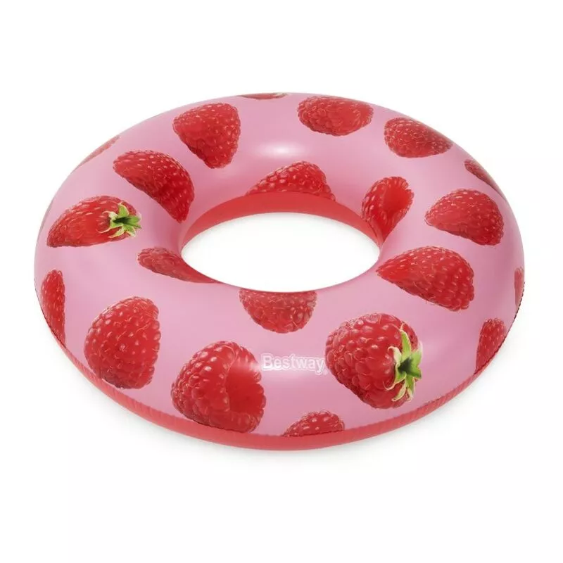 Bestway - Flotador piscina 119cm hinchable plastico raspberry 36231 barato