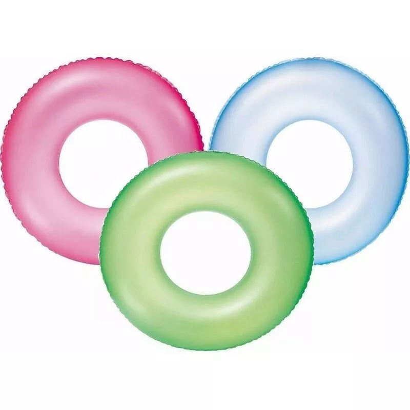 Bestway - Flotador transparente colores 51 cm 36022 blister barato