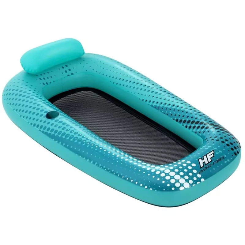 Bestway - Hydro Force Tumbona flotante de malla azul 188x109 cm Azul barato