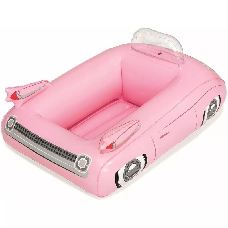Bestway - Nevera Hinchable Flotante Coche de Fiesta Rosa 89x69 cm barato