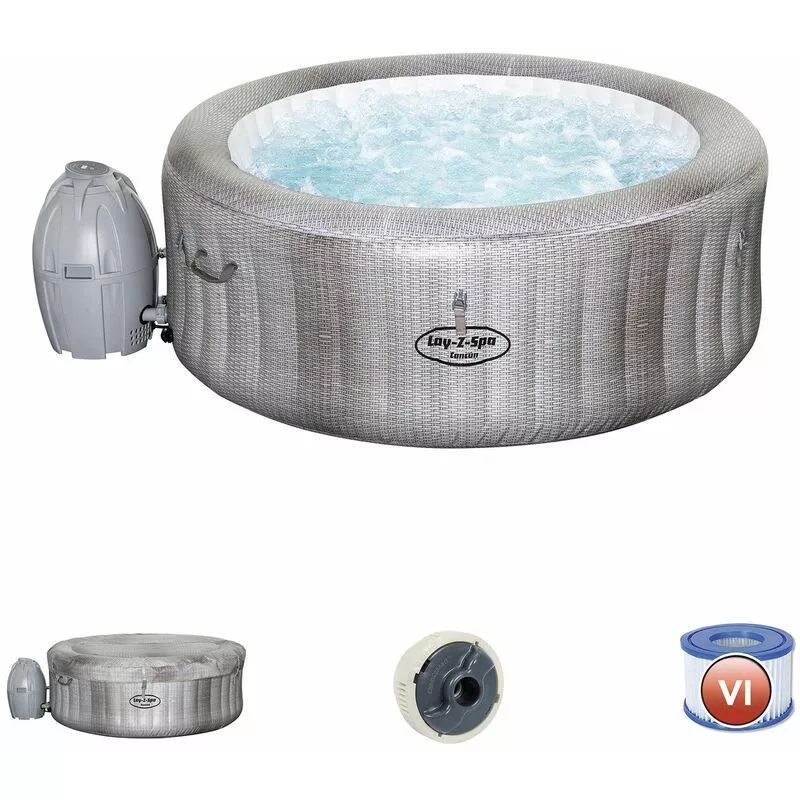 Bestway - Spa Hinchable Lay- Z-Spa Cancun Para 2-4 personas Redondo - 54286 barato