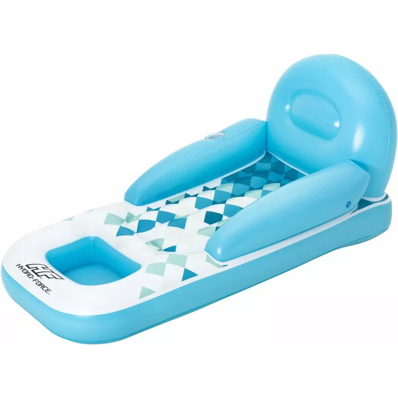 Bestway - Tumbona flotante Hydro Force azul 231x107 cm - Azul barato