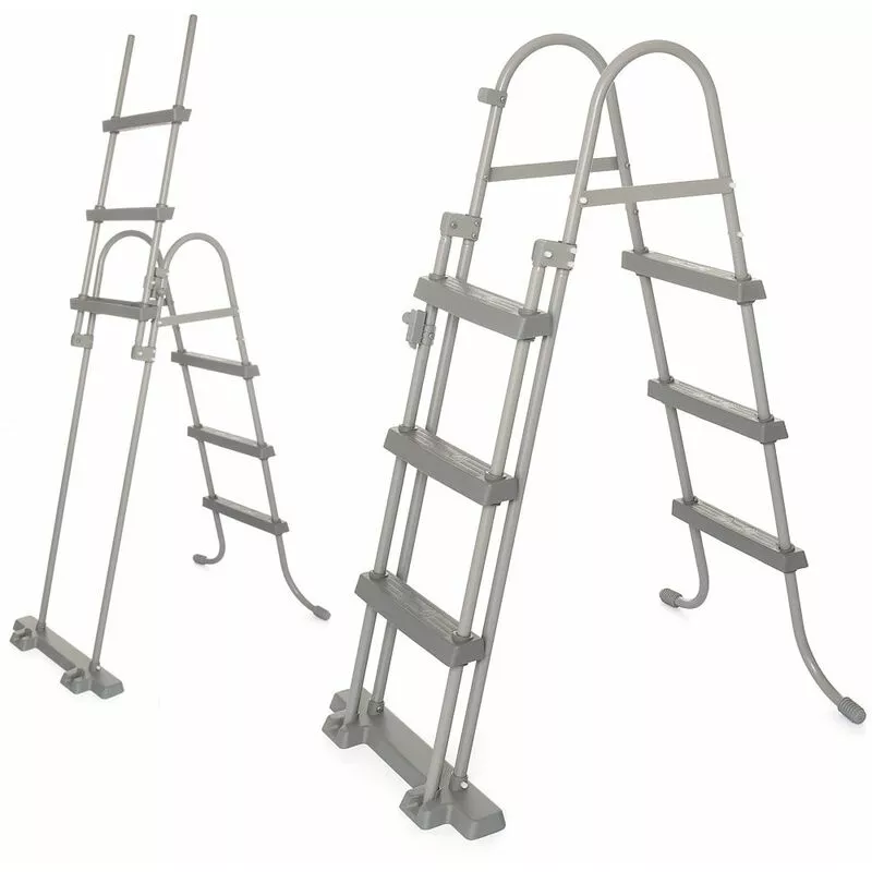 Bestway - escalera para piscina escalera de seguridad piscina elevada 84/107/122cm 107cm - 3 escalones barato