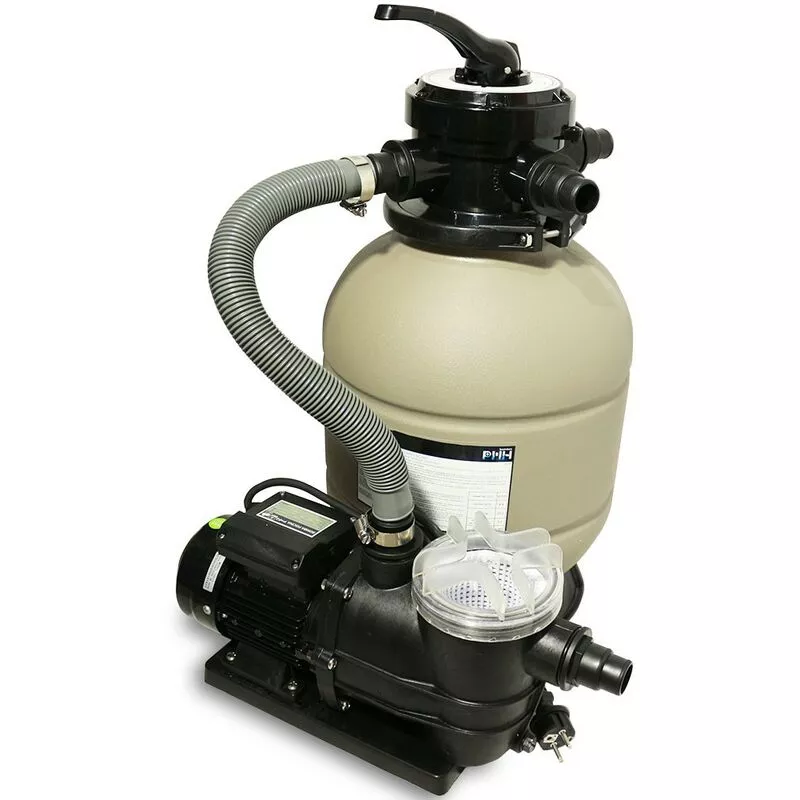 Bilake - Depuradora de arena 6400L/h monobloc 320 con válvula selectora - Gris barato