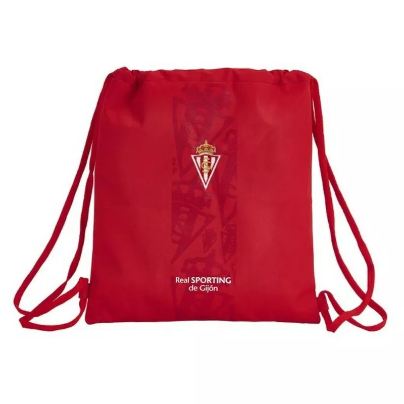 Bolsa Mochila con Cuerdas Rojo - Real Sporting De Gijón barato