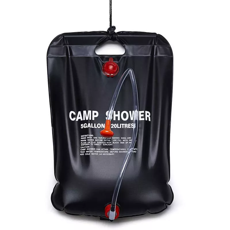 Bolsa de ducha caliente solar al aire libre portatil
