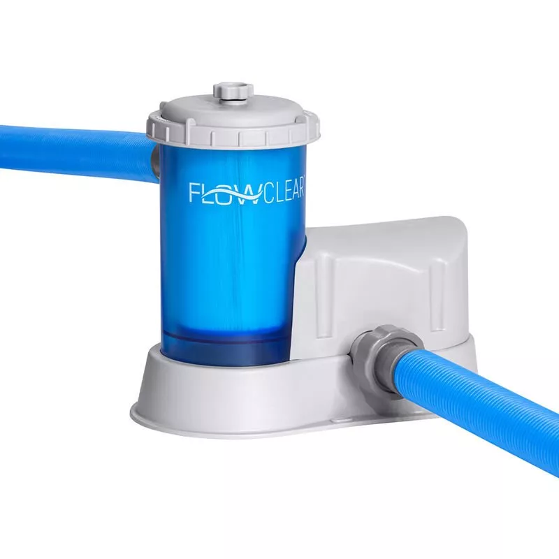 Bomba de filtro de cartucho transparente para piscinas elevadas Flowclear 58675 - Bestway barato