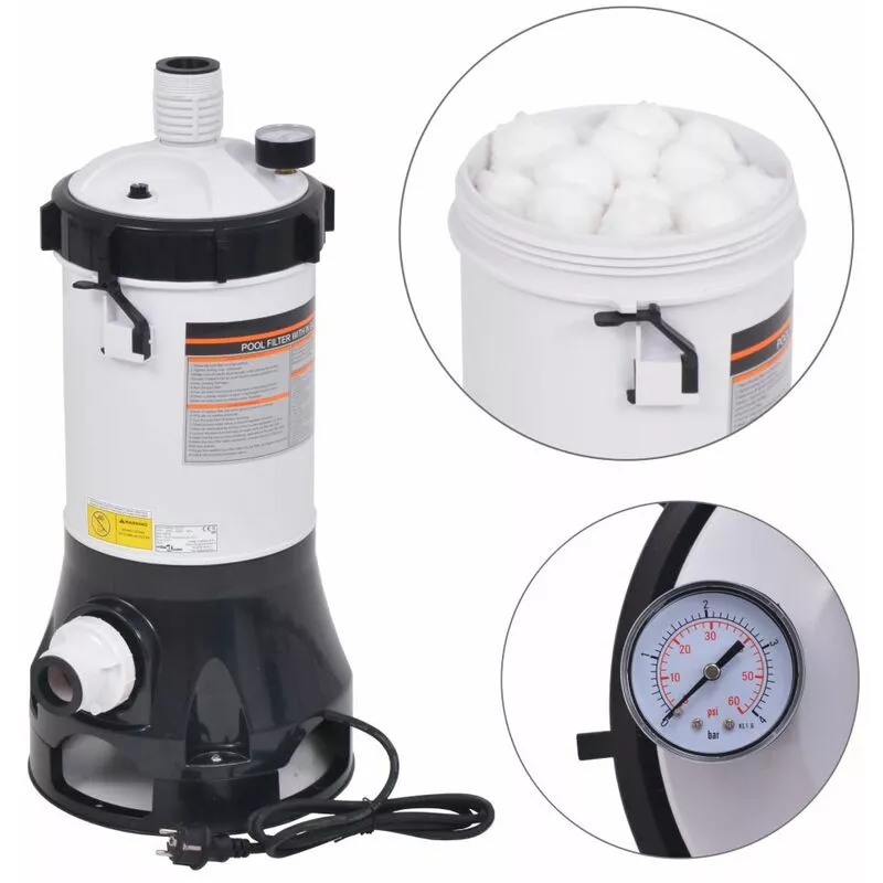 Bomba filtro de piscinas Intex Bestway 185W 4