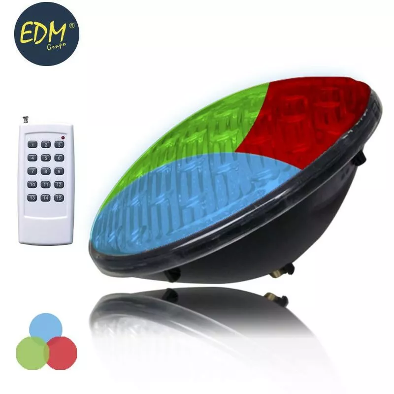 Bombilla Led Par56 (Piscina) 12V Rgb (Multicolor) 9W 500 Lumens Edm barato