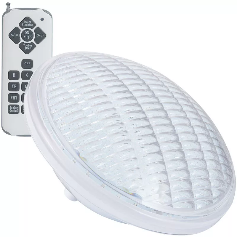 Bombilla Piscina led rgb Sumergible 12V ac 18W IP68 PAR56 rgb con mando 120º - rgb con mando 120º barato
