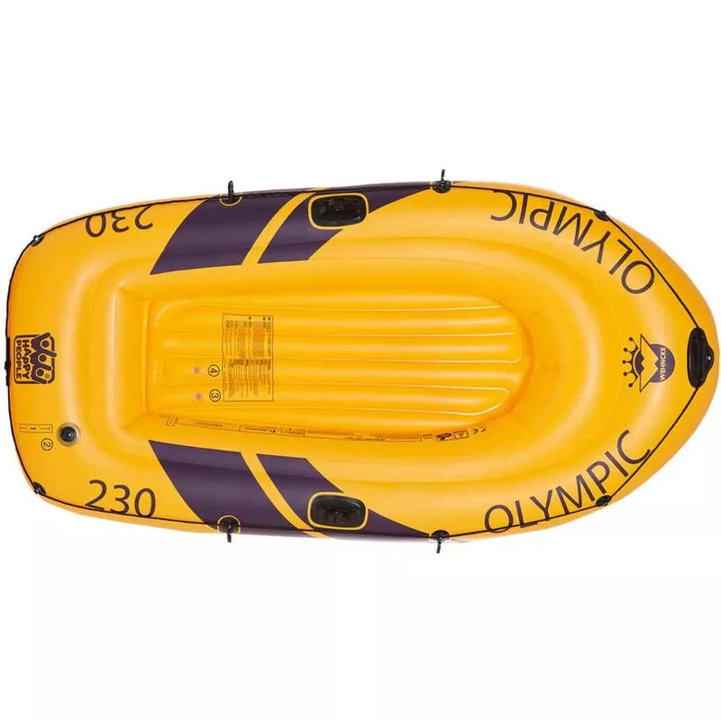 Bote de remos inflable Olympic 230 2 personas - Amarillo - Happy People barato