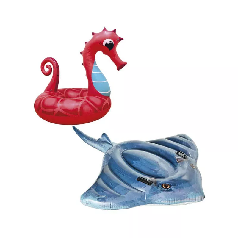 Boya hinchable Seahorse hinchable Pack 91 cm - Colchón de playa hinchable Franja 188x145 cm barato