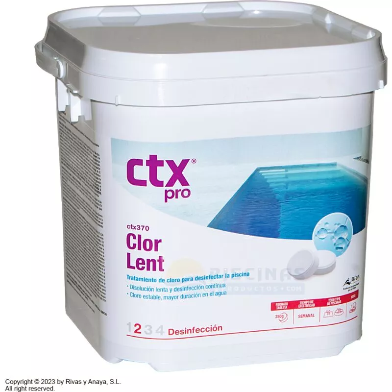 Ctx - Cloro Lento En Tabletas 250 G.