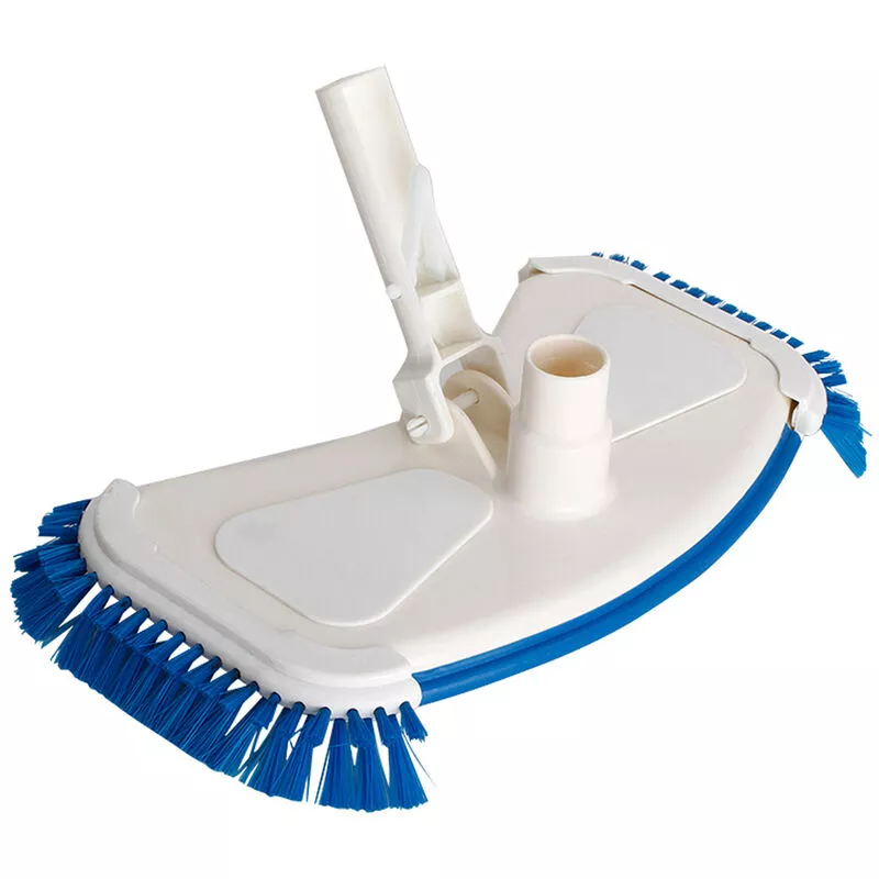 Cabeza de vacio portatil con cepillos laterales piscina curvo de Succion piscina de hidromasaje limpieza Accessor