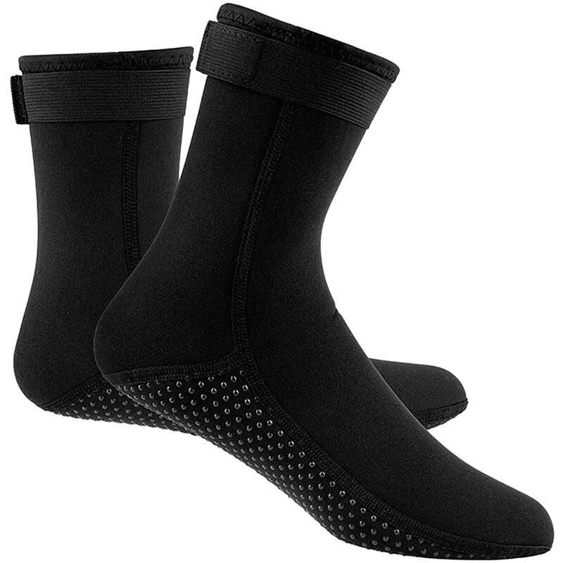 Calcetines de neopreno de 3 mm Calcetines calidos de buceo Calcetines de surf de invierno Botas termicas antideslizantes para pesca submarina barato