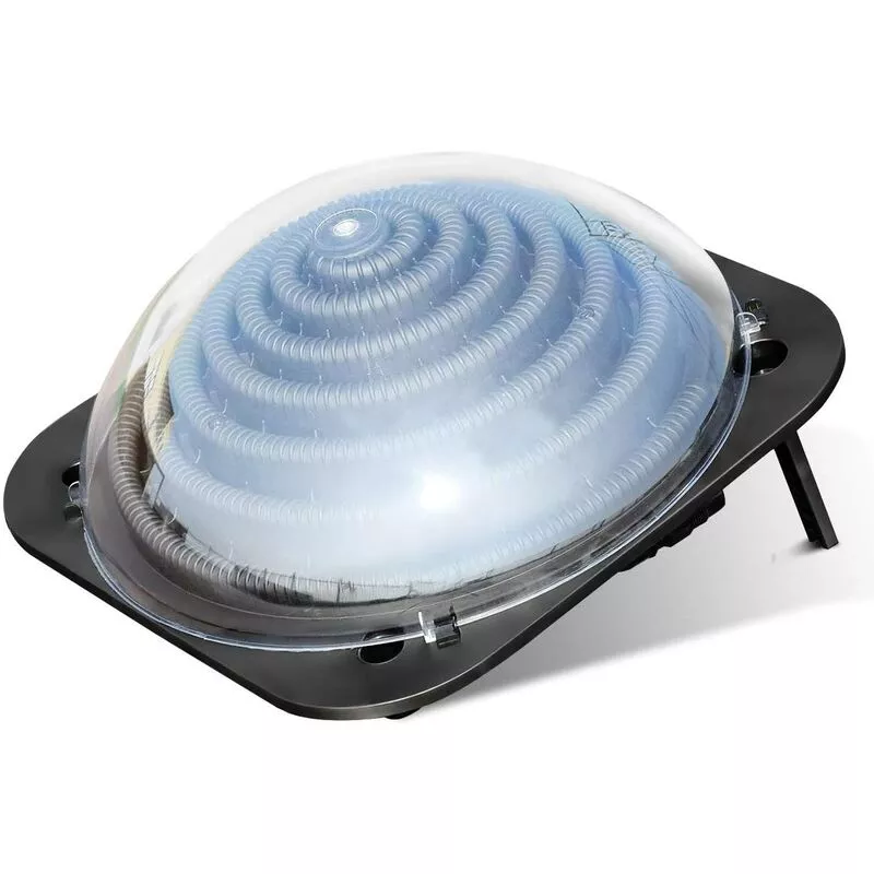 Calentador Solar para Piscina Calefacción de Agua Colector Solar Piscina 57x57x22 Centímetros barato