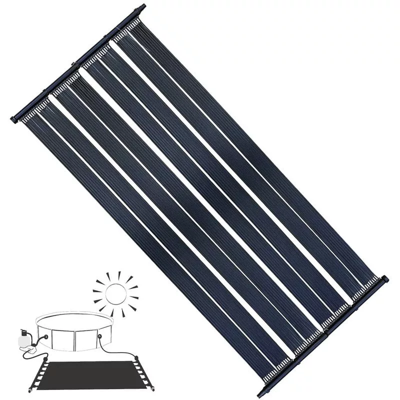 Calentador solar Panel Solar para Calefacción de Piscinas 2 X 605x80CM Absorbedor Solar para calentar piscinas barato