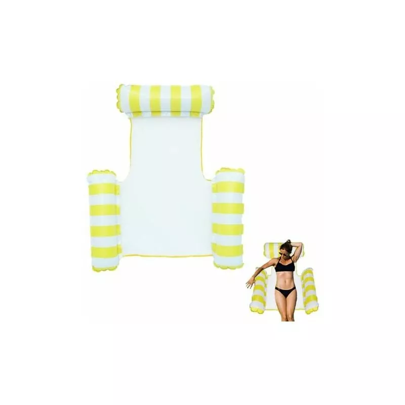 Cama flotante inflable Hamaca de agua Piscina inflable Hamaca flotante Hamaca de agua flotante Hamaca flotante plegable multiusos Hamaca de agua barato